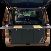Laden Sie das Bild in den Galerie-Viewer, Heckküche MODULAR mit Spüle und optionalem Schlafsystem - VW Multivan &amp; California Beach T5 T6 T6.1