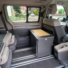 Laden Sie das Bild in den Galerie-Viewer, Heckküche MODULAR mit Spüle und optionalem Schlafsystem - VW Multivan &amp; California Beach T5 T6 T6.1